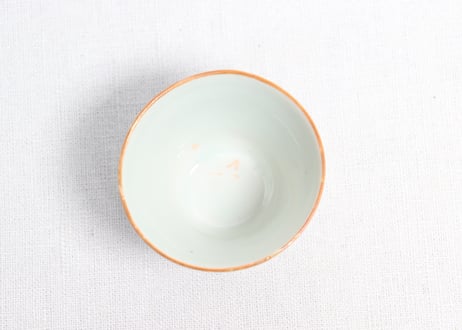 明治前期東北の焼染付雲龍図猪口
