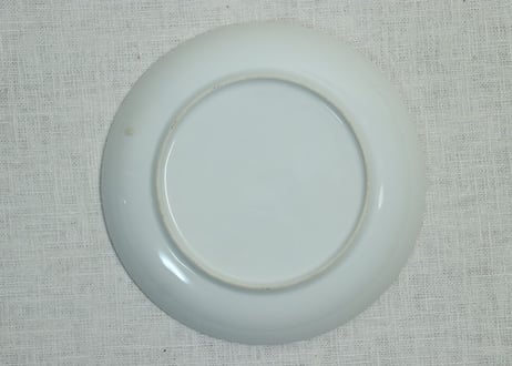昭和戦前染付竹図5寸皿