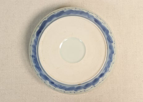 江戸後期色絵竹林賢人図春寒鉢
