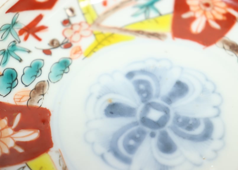 明治前期色絵三方に松竹梅図小皿① | 吉祥寺PukuPuku