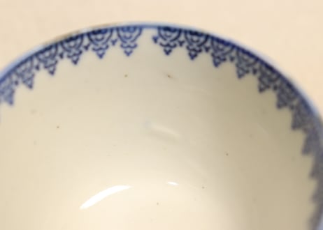 明治前期紙刷横矢羽根図向付