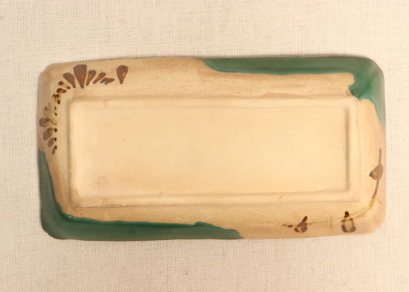 京焼　織部二段重箱　15cm　江戸後期〜幕末 京焼 織部二段重箱 15cm 江戸後期〜幕末