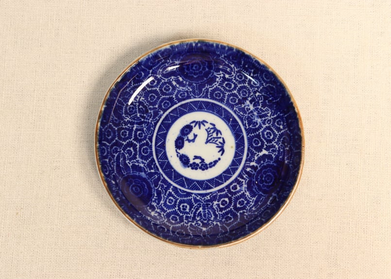 昭和初期 色絵『秋草野弁当団扇文』三つ足懐石大長皿(8客) 盛り皿豆長皿(8客) 昭和初期 色絵『秋草野弁当団扇文』三つ足懐石大長皿(8