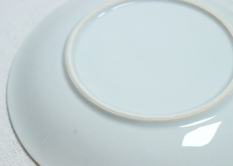 大正~昭和戦前染付和歌と松図5寸皿 | 吉祥寺PukuPuku