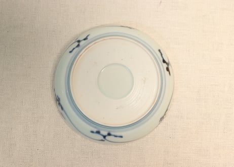 江戸後期染付竹図小なます皿