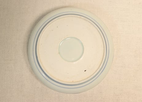 江戸中期色絵竹林賢人図春寒鉢