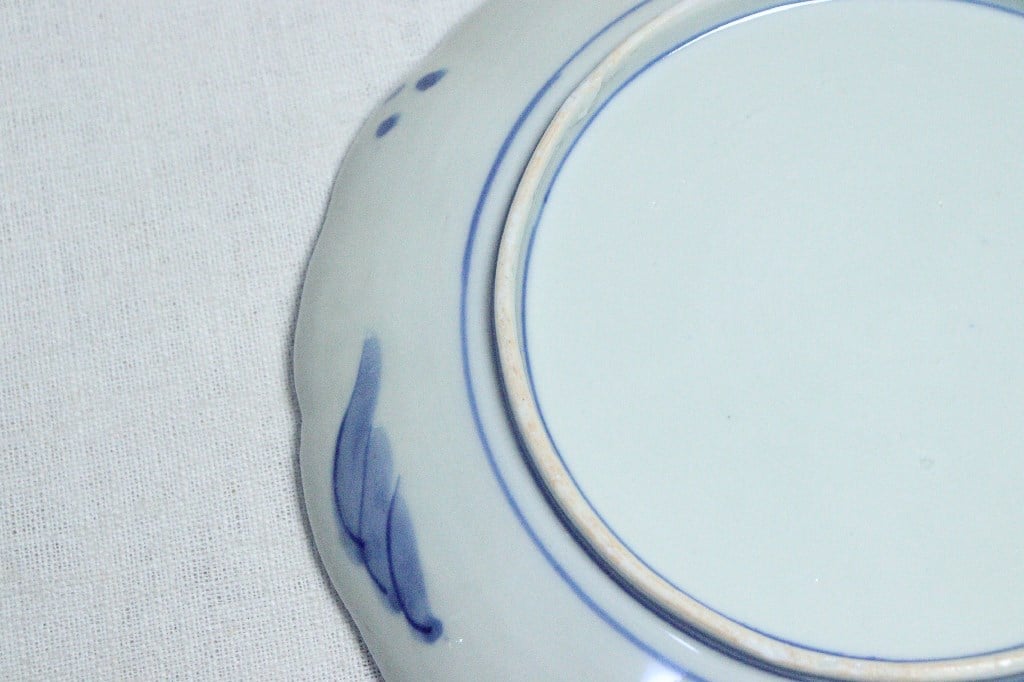 明治前期染付松竹梅図7寸皿② 小ニュウ | 吉祥寺PukuPuku