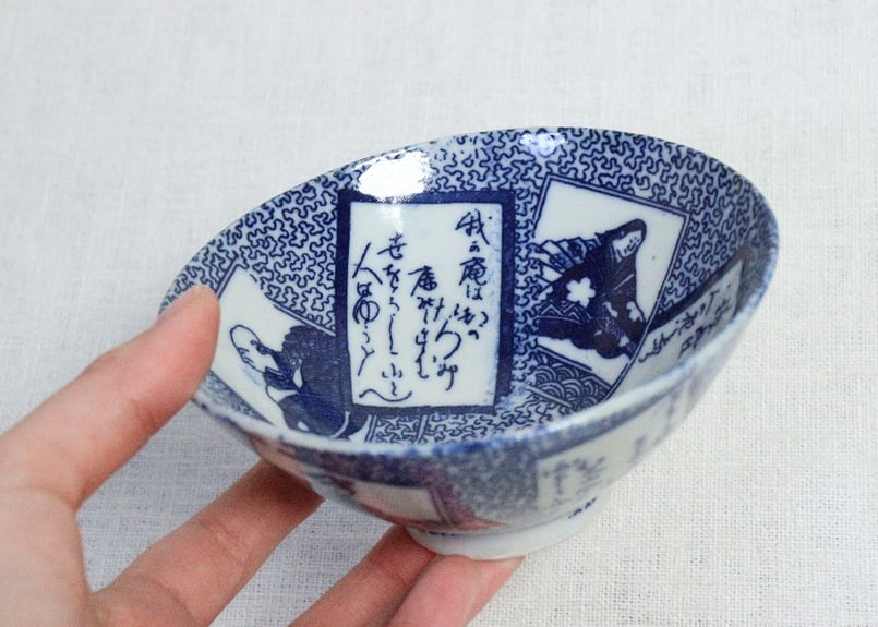 明治後期~大正銅判六歌仙図茶碗 | 吉祥寺PukuPuku 明治後期~大正銅判六歌仙図茶碗 | 吉祥寺PukuPuku