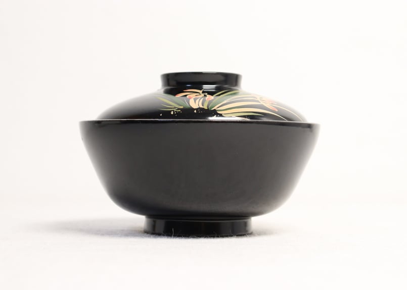 明治~大正総黒蒔絵菖蒲図吸物椀 | 吉祥寺PukuPuku 明治~大正総黒蒔絵菖蒲図吸物椀 | 吉祥寺PukuPuku