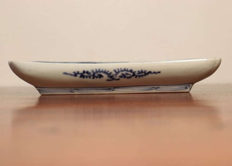 江戸中期型紙摺り竹林図長皿 5客組 | 吉祥寺PukuPuku