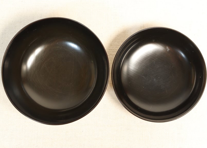 明治～大正内黒金塗蒔絵川辺図吸物椀 | 吉祥寺PukuPuku