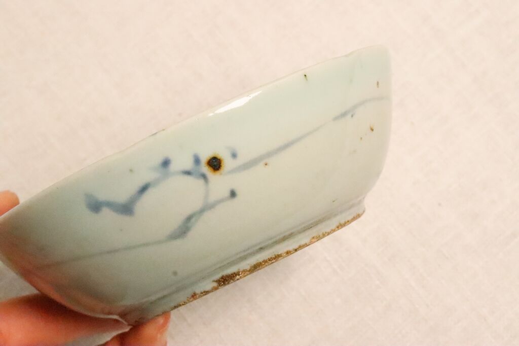 江戸中期くらわんか染付竹と宝図なます皿 | 吉祥寺PukuPuku 江戸中期くらわんか染付竹と宝図なます皿 | 吉祥寺PukuPuku