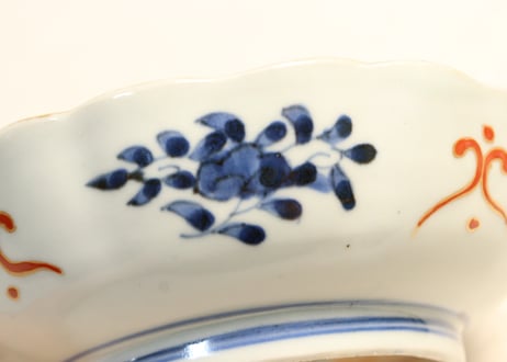 明治前期色絵兎図なます皿 5客組