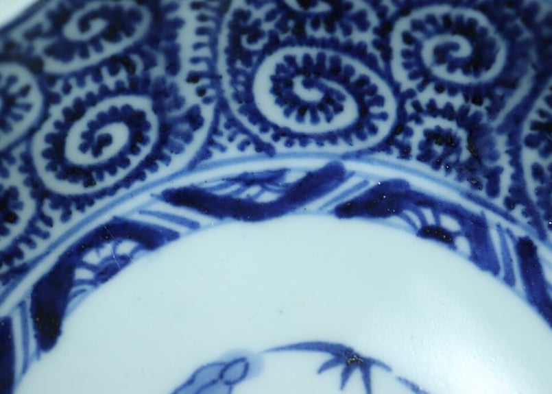 江戸後期染付蛸唐草文なます皿 | 吉祥寺PukuPuku