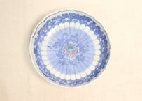 明治後期～大正銅判菊図大なます皿