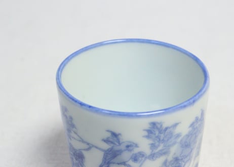 明治後期～大正銅判花鳥図筒向付