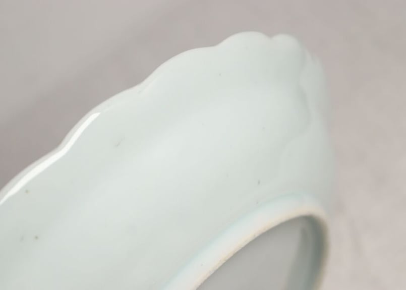 江戸後期染付松図輪花縁尺皿 | 吉祥寺PukuPuku