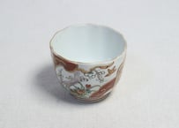 明治前期色絵宝に梅と菊図向付