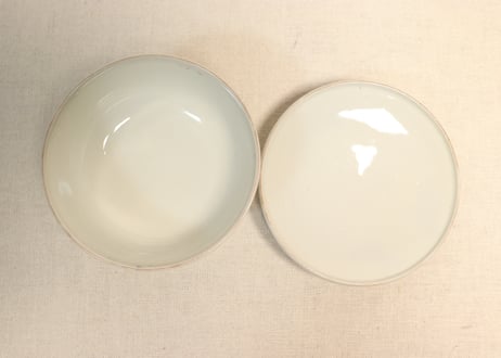 明治前期色絵紫陽花図蒸茶碗