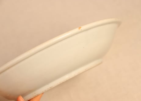 江戸後期染付菊図尺皿
