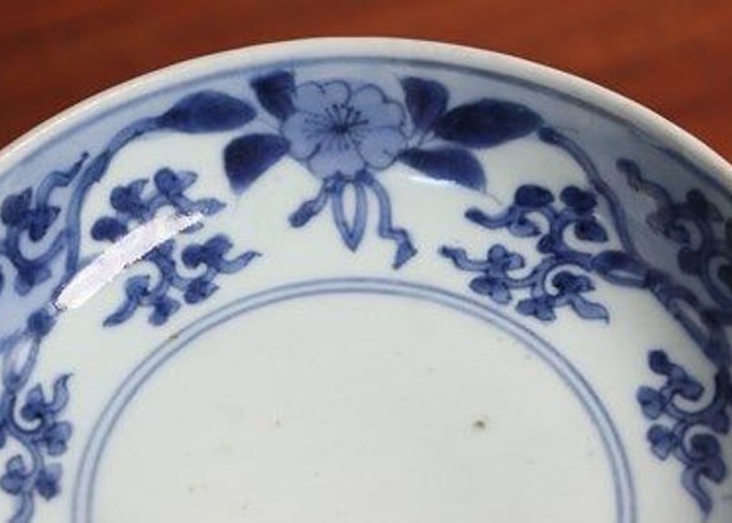 江戸中期藍柿右衛門桜と蛸唐草図なます皿 高台ホツ | 吉祥寺PukuPuku 江戸中期藍柿右衛門桜と蛸唐草図なます皿 高台ホツ | 吉祥寺PukuPuku