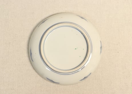 明治前期色絵魚図小皿