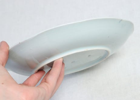 江戸幕末染付瓢箪図7寸皿②　フリモノ