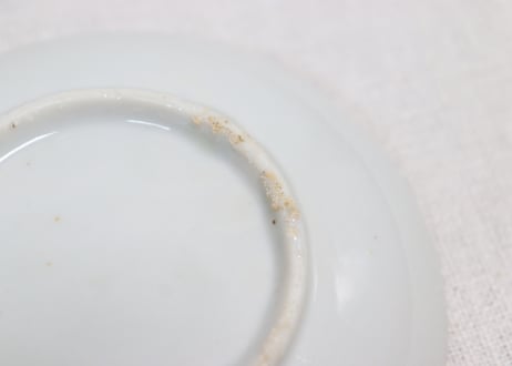 明治後期～大正銅判松竹梅放射文小皿