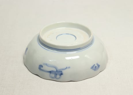 明治前期色絵高砂図通り物なます皿