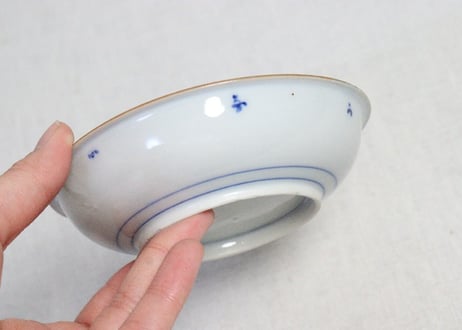 明治後期～大正銅判巴文図小皿