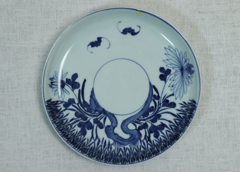 古伊万里染付き江戸中期蝙蝠 【公式通販】