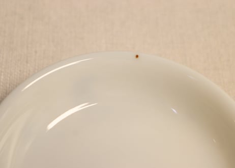 大正～昭和戦前染付山水図蓋茶碗