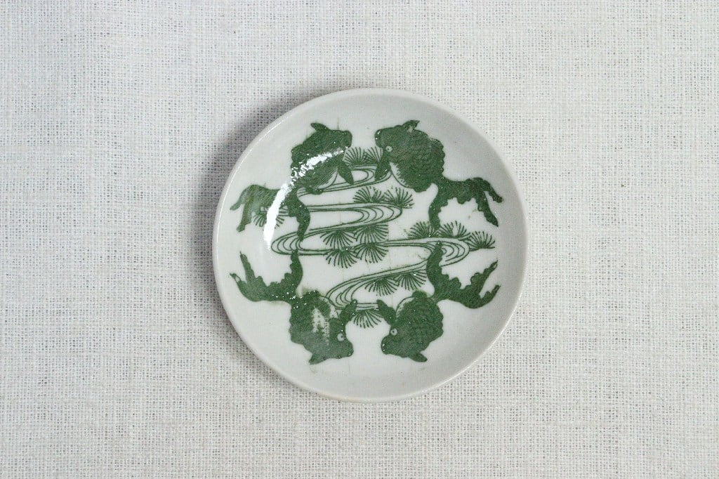明治後期～大正銅判金魚図小皿 | 吉祥寺PukuPuku