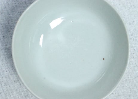 明治前期色絵アジサイに蝶図蓋茶碗