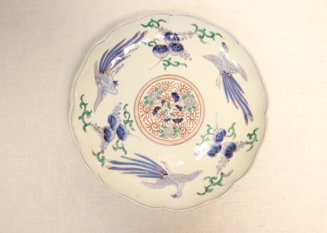 明治期 再興九谷 色絵兎山水公家図飾皿 尺2寸 CATEGORY 色絵 | 吉祥寺PukuPuku