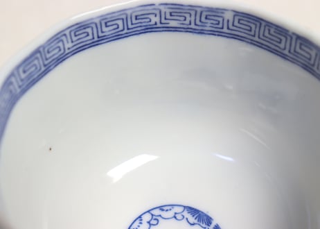 明治後期～大正銅判金彩山水図向付
