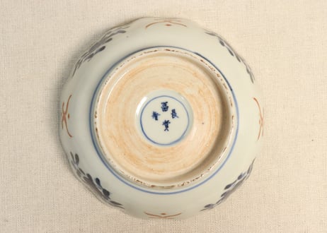 明治前期色絵兎図なます皿 5客組