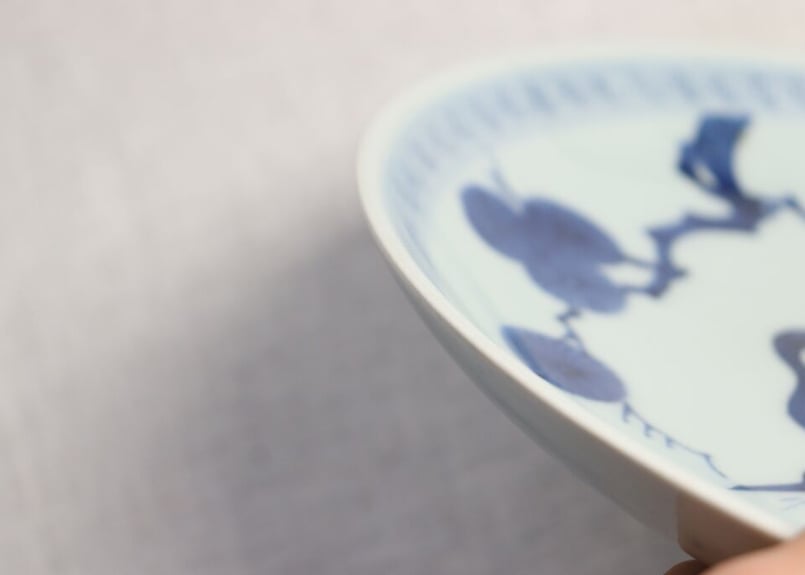 江戸幕末松鶴図尺皿 ムシクイ,少フリモノ | 吉祥寺PukuPuku