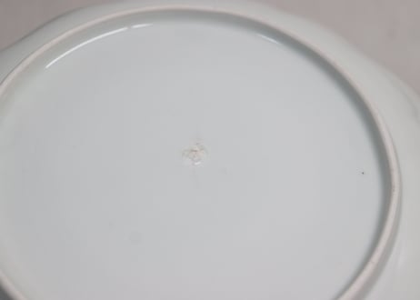 江戸後期色絵山水図7寸皿①