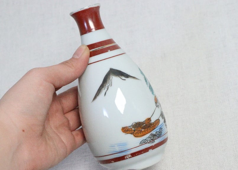 大正〜昭和初期　時代物　盃洗　蒔絵 杯洗/盃洗・木製・漆塗内黒金魚蒔絵 – かく丸漆器問屋EC