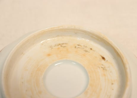 江戸幕末色絵桐と市松図なます皿