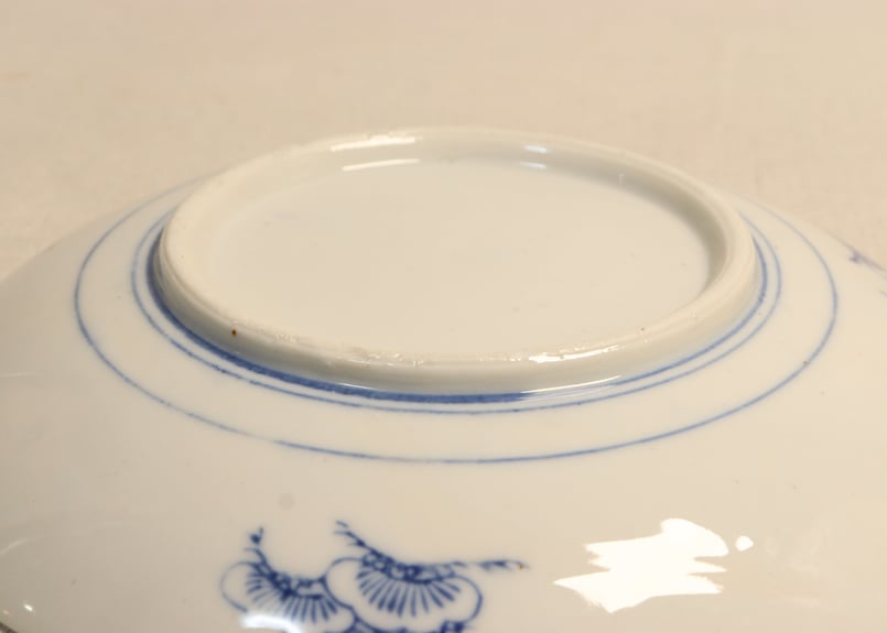 大正～昭和戦前染付山水図8寸皿 | 吉祥寺PukuPuku