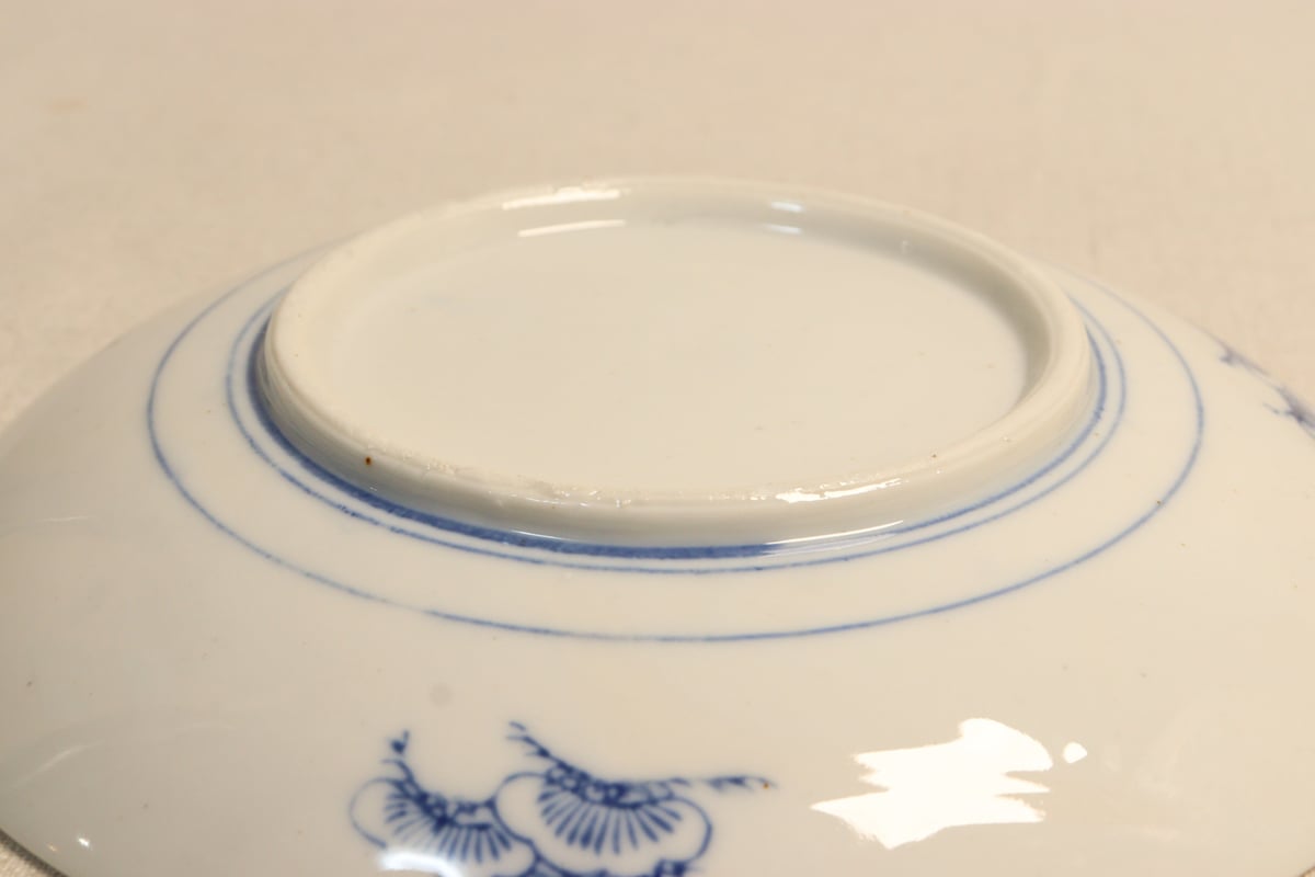 大正～昭和戦前染付山水図8寸皿 | 吉祥寺PukuPuku