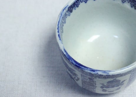 明治前期紙刷窓絵壺図向付