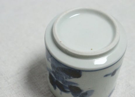 江戸後期染付山水図のぞき　個体差有り