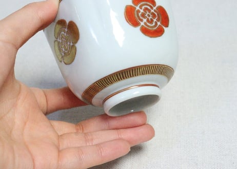 大正～昭和戦前金彩色絵家紋図角向付