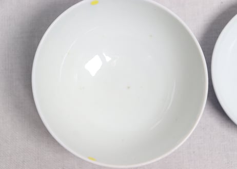 明治後期～大正銅判菊と蝶図蓋茶碗②少甘手