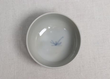 江戸幕末染付丸文湯呑②ケムリ