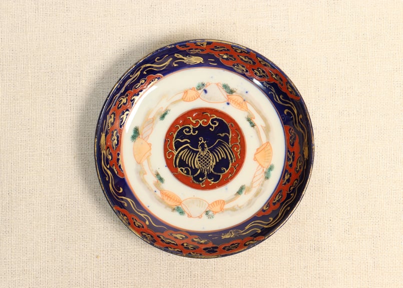 手塩皿 龍 染付 その2 5枚 色絵 金彩 小皿 明治 花弁 手塩皿 龍 染付 その2 5枚 色絵 金彩 小皿 明治 花弁 - メルカリ