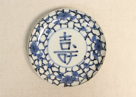 古い皿 5枚 明治後期～大正銅判舟引き人物と千鳥図5.5寸皿 | 吉祥寺PukuPuku